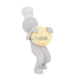 白人男性,3d模型,孤立
