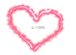 心,紅色,羽毛
