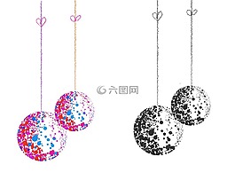 圣诞球,圣诞节,圣诞装饰品