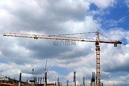 建筑起重機,起重機,建設