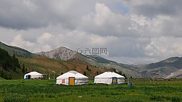 游牧生活,蒙古包,景觀