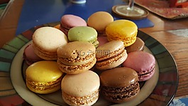 甜点,macaron,食品