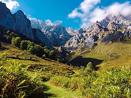 西班牙,山,景觀