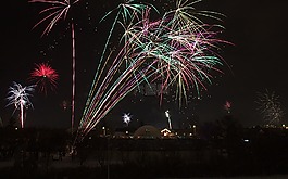 焰火,新的一年,度假