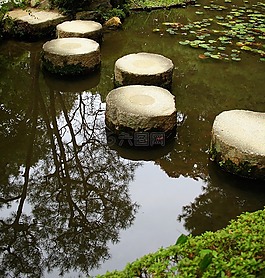 日本,花園,石頭