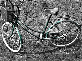 自行車,車輛,綠色