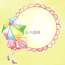 傘,雨,背景