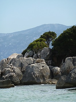 巖,藍(lán)色,海
