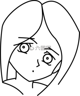 女孩,臉,女子