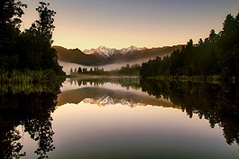 新西蘭,景觀,日出
