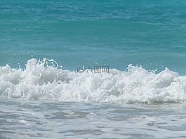 波,海,藍色