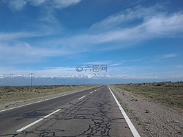 山,道路上,阿根廷