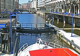 漢堡,alster,市政廳鎖