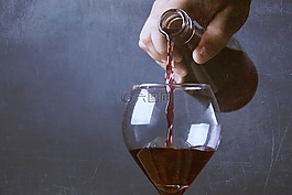 紅酒,碗,杯酒