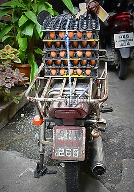 曼谷,助力車,蛋