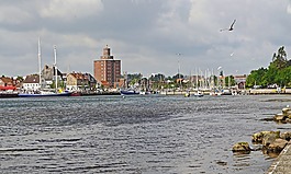 eckernförde,外港,港湾入口处