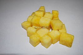 立方,菠蘿,水果