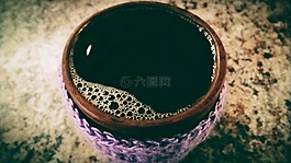 咖啡,泡沫,早上