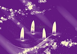 來臨,蠟燭,圣誕節(jié)