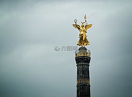 柏林,siegessäule,黄金其他