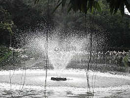 噴泉,噴霧,旱廁