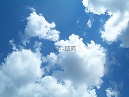 天空,云,空間