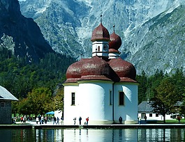 bartholomä st,国王湖,berchtesgadener 土地