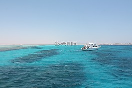 小船,海,埃及