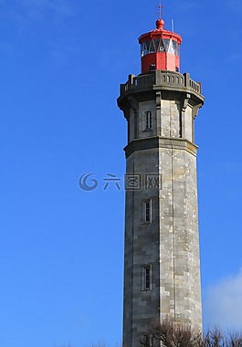 燈塔,藍藍的天空,ile de ré