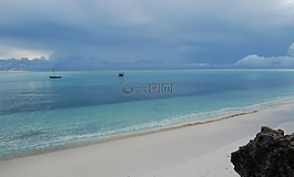 海灘,海,海洋