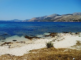 海,部分,砂