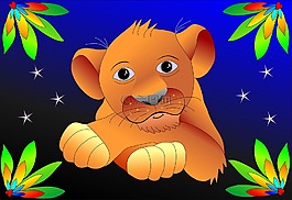 獅子,小獅子,大貓