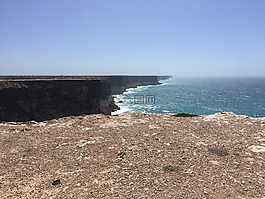 海岸,懸崖,海洋