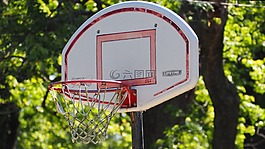 篮球,篮球架,生锈的篮球筐
