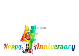 横幅,标头,周年