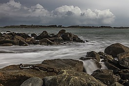 鲁斯湾,格恩西岛,海