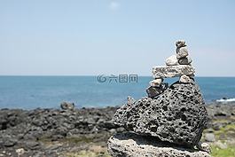 濟州島,景觀,海