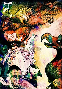 釀酒,書籍插圖,愛麗絲夢游仙境