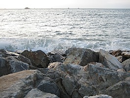 布列塔尼,海,海灘