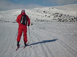 登山之旅,venabygdsfjellet,冬季