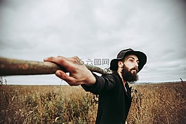 稻草人,羅姆,男子