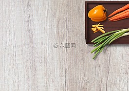 蔬菜,表,紙盒