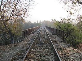 橋,導軌,鐵路