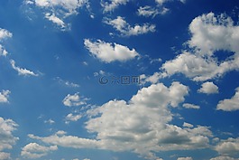 天空,云,藍色