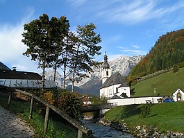 教会,拉姆绍,berchtesgadener 土地