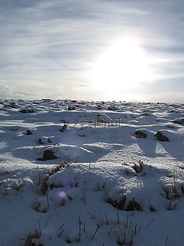 雪,冬天,冰