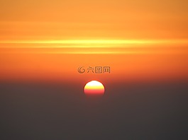 日落,海灘,海灘日落