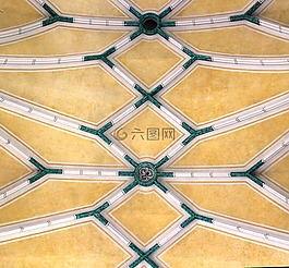 拱形的天花板,建设,哥特式