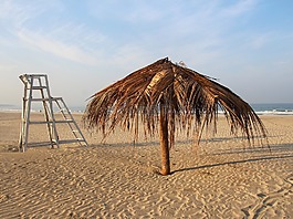 海灘,夏天,平靜