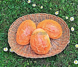 滚,蛋糕,汉堡圆片